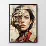Hogstudio niesztampowe plakaty plakat ex machina portret kobiety - format 50x70 cm modny