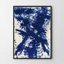 Hogstudio yves klein abstrakcja - 50x70 cm plakaty plakat