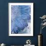 plakaty do salonu zestaw plakatów - 50x70 cm niebieska natura (49)