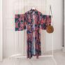 płaszcze kimono zoe długie, rękaw japoński sukienki maxi
