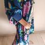soulsisters Kimono MEA długie, rękaw ściągacz kolorowe płaszcze