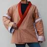 płaszcze: Płaszcz patchworkowy - waciak - bawełna boho