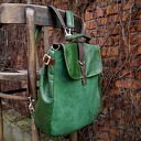 LILITH Plecak/Torba Zielona Skóra