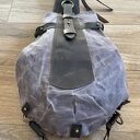 szary plecak plecaki „bukłak” ze skóry i