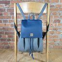 "Nakama" Plecak niebieski / tkanina z recyklingu