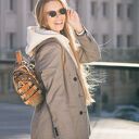 Plecak ze skóry naturalnej w kolorze brązowym