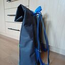 Plecak rolltop na laptop z kodury - mieści A4