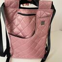 Poketówka Duża torbo-plecak, wygodna i pojemna, brudny róż