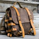 Plecak ze skóry naturalnej w kolorze brązowym