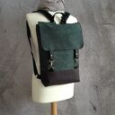 Damski plecak do pracy na laptopa - mini plecak A4, handmade