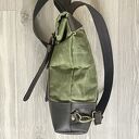 zielone plecaki plecak brązowy z bawełny