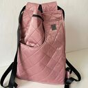 Poketówka Duża torbo-plecak, wygodna i pojemna, brudny róż