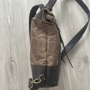 oryginalne plecaki brązowy plecak ze skóry i bawełny