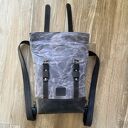 plecaki szaro brązowy plecak z bawełny