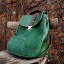 LILITH Plecak/Torba Zielona Skóra