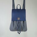 "Nakama" Plecak niebieski / tkanina z recyklingu