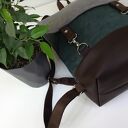 Mini plecak na laptopa handmade - wzmocniona kieszeń i miejsce na A4