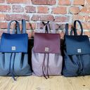 "Nakama" Plecak niebieski / tkanina z recyklingu