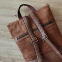 Damski plecak Velvet. Cynamon