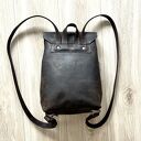 Plecak ciemno-brązowy w stylu Vintage ze skóry „Craze Horse”