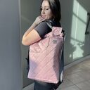 Poketówka Duża torbo-plecak, wygodna i pojemna, brudny róż