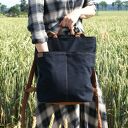 roweLOVE pocket czerń drelich