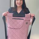 Poketówka Duża torbo-plecak, wygodna i pojemna, brudny róż