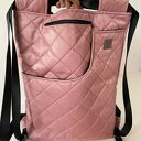 Poketówka Duża torbo-plecak, wygodna i pojemna, brudny róż