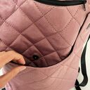 Poketówka Duża torbo-plecak, wygodna i pojemna, brudny róż