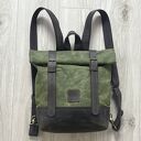 plecaki zielono brązowy plecak z bawełny