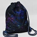 Workoplecak wodoodporny, worek plecak, ze sznurami, galaktyka