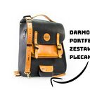 Duży skórzany plecak idealny prezent dla niej, ręcznie wykonana torba na ramię od Ladybuq Art