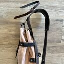 różowe plecaki plecak „bukłak” ze skó