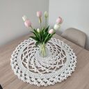 Serweta szydełkowa ze sznurka bawełnianego 60cm