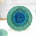 Lazurowe wybrzeże - ceramiczne podstawki pod filiżanki