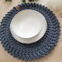Duże podkładki na stół Forest Pad - bawełniany sznurek, 35 cm