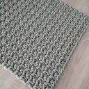 Bieżnik szydełkowy ze sznurka prostokątny 35x65 cm