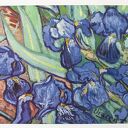 Zestaw 4 dużych podkładek na stół, van Gogh "Irysy