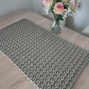 Bieżnik szydełkowy ze sznurka prostokątny 35x65 cm