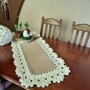 Bieżnik prostokątny ze sznurka bawełnianego 50x120 cm
