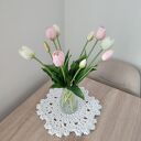 Podkładka szydełkowa ze sznurka bawełnianego 32cm
