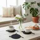 Podkładki pod kubek ze sznurka Koty rękodzieło na prezent PS23