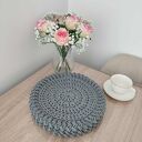 Podkładka szydełkowa ze sznurka bawełnianego okrągła 32cm