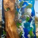 Deska do serwowania morska fala