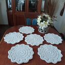 Komplet podkładek ze sznurka 6szt 30cm