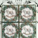 Dekoracyjne podkładki pod kubki decoupage Baśniowa Kraina - komplet 4 sztuk