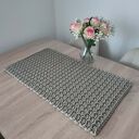 Bieżnik szydełkowy ze sznurka prostokątny 35x65 cm