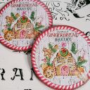 Dekoracyjne podkładki decoupage Gingerbread Bakery