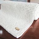 Bieżnik na stół 40 x 100 cm z bawełnianego sznurka ecru - rękodzieło