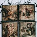 Dekoracyjne podkładki decoupage Baśniowa Kraina vintage shabby chic